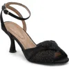 Adrienne Vittadini Grimbel Peep Toe Pump In Black