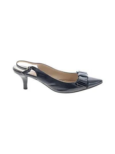 Pre-owned Adrienne Vittadini Heels In Blue