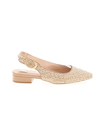 Pre-owned Adrienne Vittadini Heels In Gold
