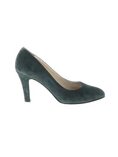 Pre-owned Adrienne Vittadini Heels In Teal
