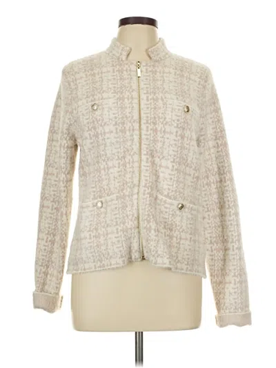 Pre-owned Adrienne Vittadini Jacket In Ivory