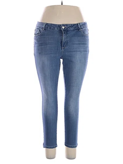 Pre-owned Adrienne Vittadini Jeans In Blue