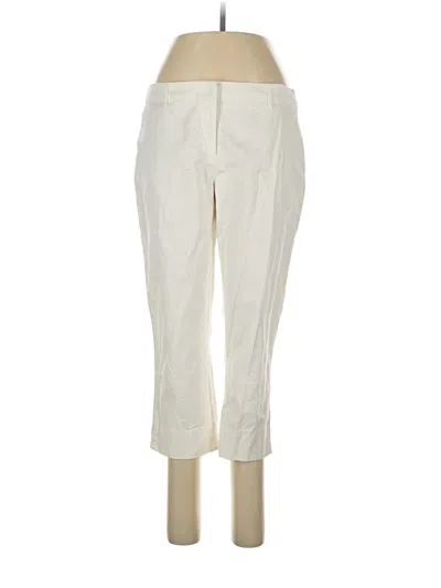 Pre-owned Adrienne Vittadini Khaki Pant In Ivory