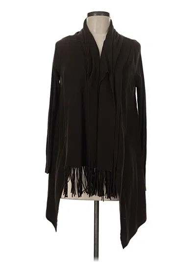 Pre-owned Adrienne Vittadini Kimono In Black