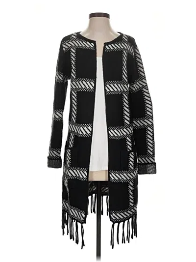 Pre-owned Adrienne Vittadini Kimono In Black