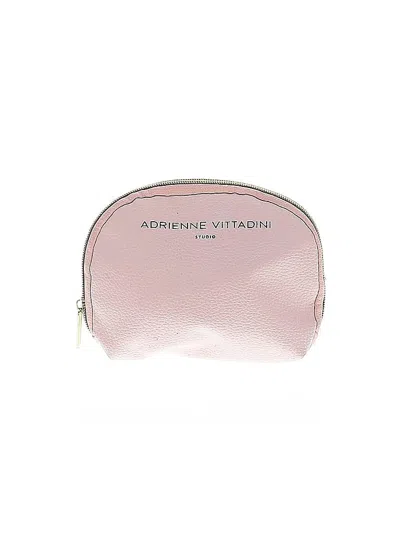 Pre-owned Adrienne Vittadini Makeup Bag In Pink