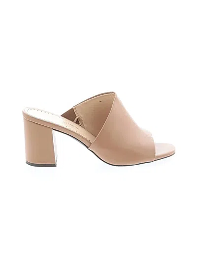 Pre-owned Adrienne Vittadini Mule/clog In Brown