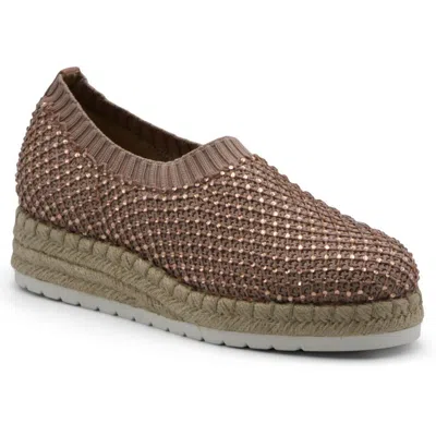 Adrienne Vittadini Nicola Womens Embellished Wedge Espadrilles In Multi