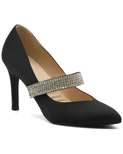 Adrienne Vittadini Notion Satin Pump In Black