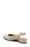 Adrienne Vittadini Papina Slingback Kitten Heel Pump In Ice