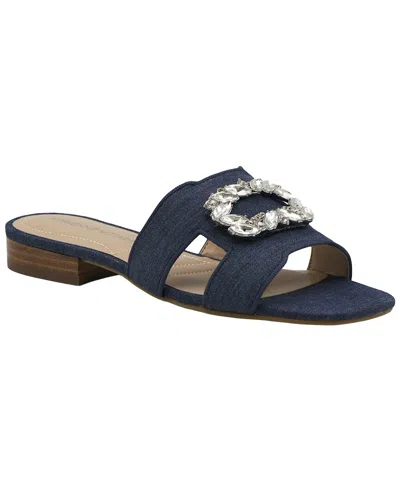 Adrienne Vittadini Petar Sandal In Blue