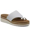 Adrienne Vittadini Playa Platform Sandal In White