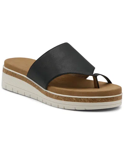 Adrienne Vittadini Playa Sandal In Black