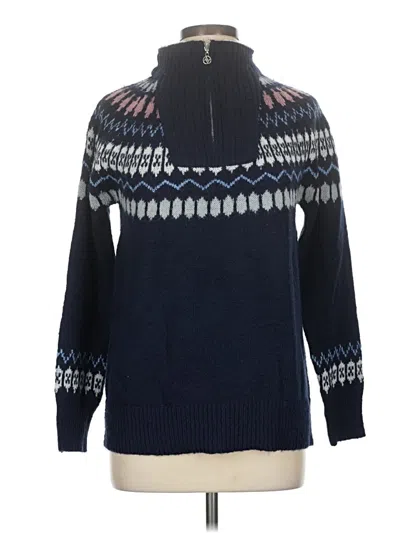 Pre-owned Adrienne Vittadini Pullover Sweater In Blue