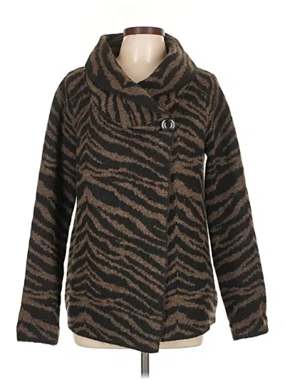Pre-owned Adrienne Vittadini Pullover Sweater In Brown