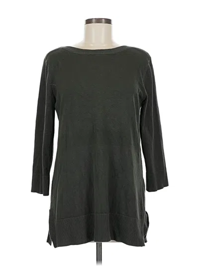 Pre-owned Adrienne Vittadini Pullover Sweater In Green