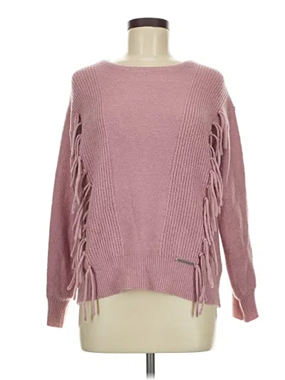 Pre-owned Adrienne Vittadini Pullover Sweater In Pink