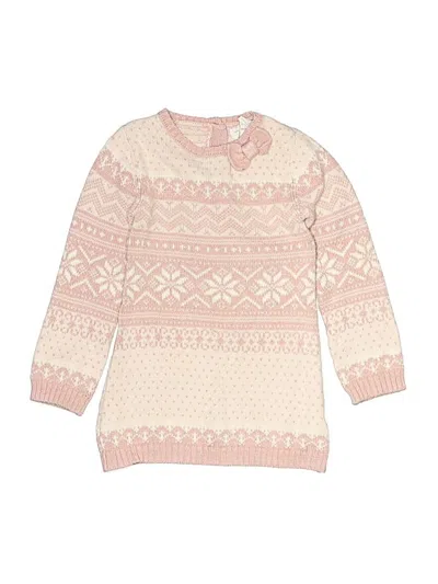 Pre-owned Adrienne Vittadini Kids' Pullover Sweater In Pink