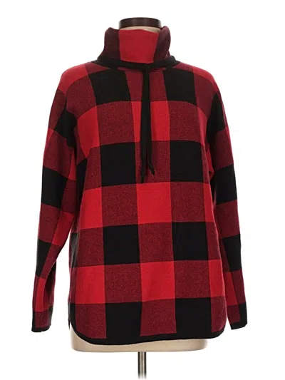 Pre-owned Adrienne Vittadini Pullover Sweater In Red