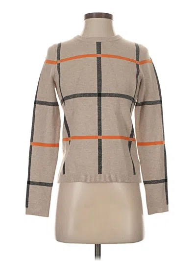 Pre-owned Adrienne Vittadini Pullover Sweater In Tan
