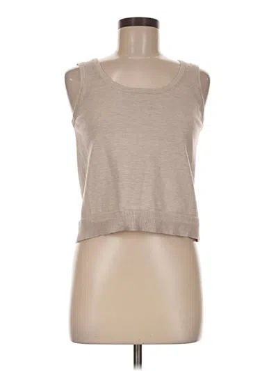 Pre-owned Adrienne Vittadini Pullover Sweater In Tan