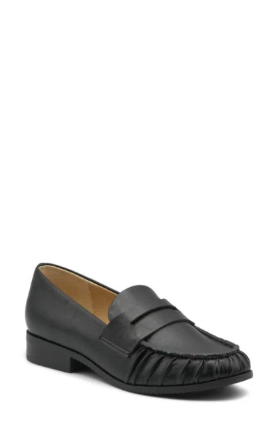 Adrienne Vittadini Ramona Penny Loafer In Black