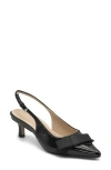 Adrienne Vittadini Sachem Slingback Pump In Black Pat