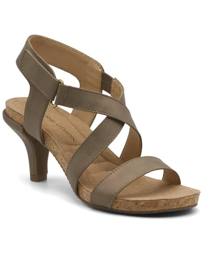 Adrienne Vittadini Sakura Sandal In Brown
