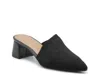 Adrienne Vittadini Sana Pointed Toe Slide Sandal In Black