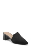 Adrienne Vittadini Sana Pointed Toe Slide Sandal In Animal Print