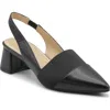 Adrienne Vittadini Seemona Slingabck Pump In Black