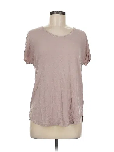 Pre-owned Adrienne Vittadini Short Sleeve T-shirt In Pink
