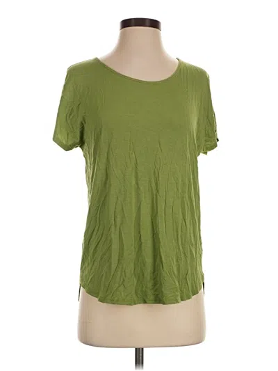 Pre-owned Adrienne Vittadini Short Sleeve T-shirt In Green