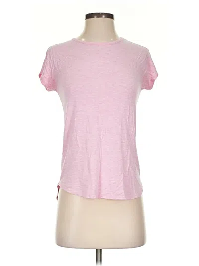 Pre-owned Adrienne Vittadini Short Sleeve T-shirt In Pink