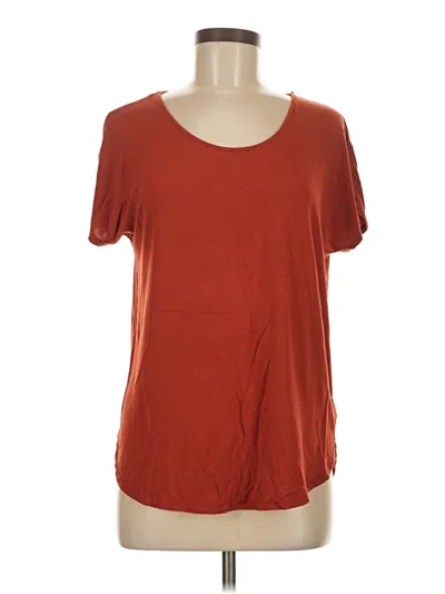 Pre-owned Adrienne Vittadini Short Sleeve T-shirt In Red