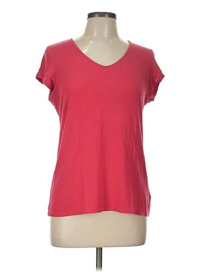 Pre-owned Adrienne Vittadini Short Sleeve T-shirt In Red