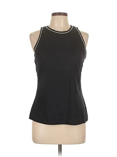 Pre-owned Adrienne Vittadini Sleeveless T-shirt In Black