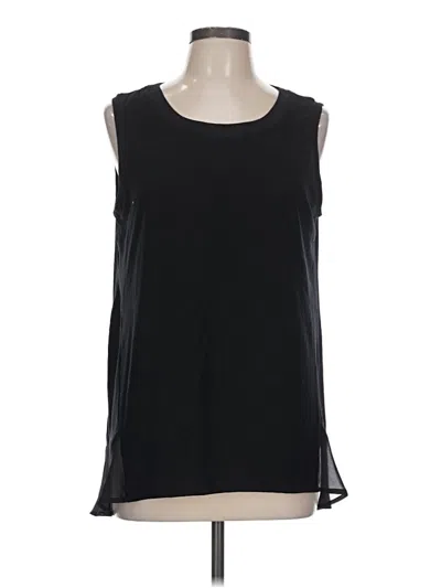 Pre-owned Adrienne Vittadini Sleeveless T-shirt In Black
