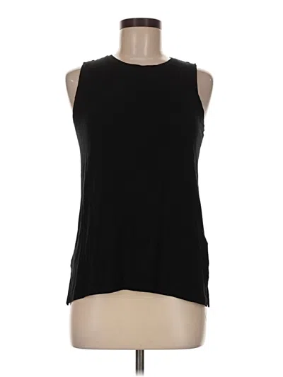 Pre-owned Adrienne Vittadini Sleeveless T-shirt In Black