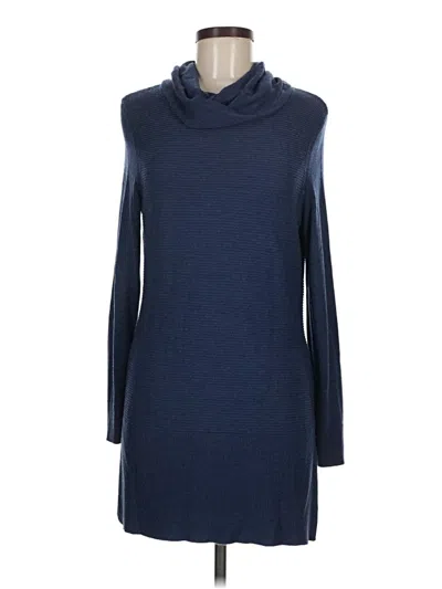 Pre-owned Adrienne Vittadini Turtleneck Sweater In Blue