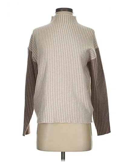 Pre-owned Adrienne Vittadini Turtleneck Sweater In Brown