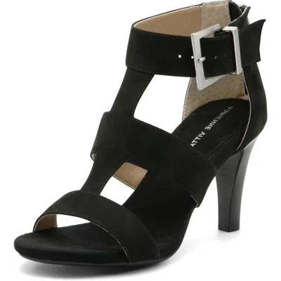 Adrienne Vittadini Varsity Womens Nubuck T-strap Heels
