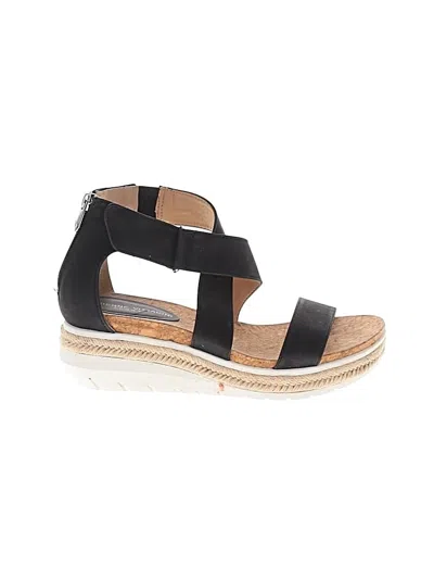 Pre-owned Adrienne Vittadini Wedges In Black