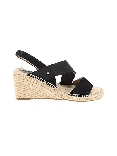 Pre-owned Adrienne Vittadini Wedges In Black