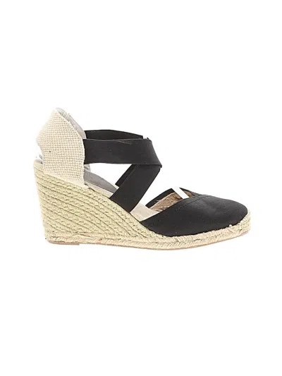 Pre-owned Adrienne Vittadini Wedges In Black