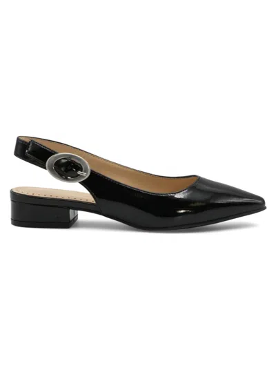 Adrienne Vittadini Women's Papina Block Heel Slingback Pumps In Black