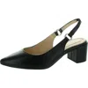 Adrienne Vittadini Womens Embellished Manmade Slingback Heels In Multi