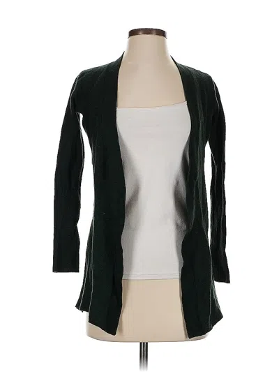 Pre-owned Adrienne Vittadini Wool Cardigan Sweater In Black