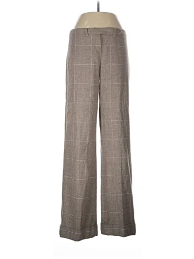 Pre-owned Adrienne Vittadini Wool Pants In Gray