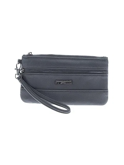 Pre-owned Adrienne Vittadini Wristlet In Gray